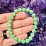 Green Angelite Bracelets (AA Grade) - 8mm