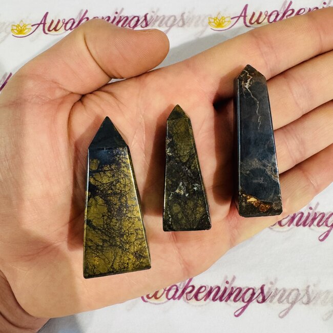 Covellite (Covelina Covelline) Tower Point - 2"