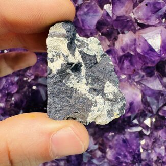Covellite (Covelina Covelline) Peru (XL) - Rough Raw Natural