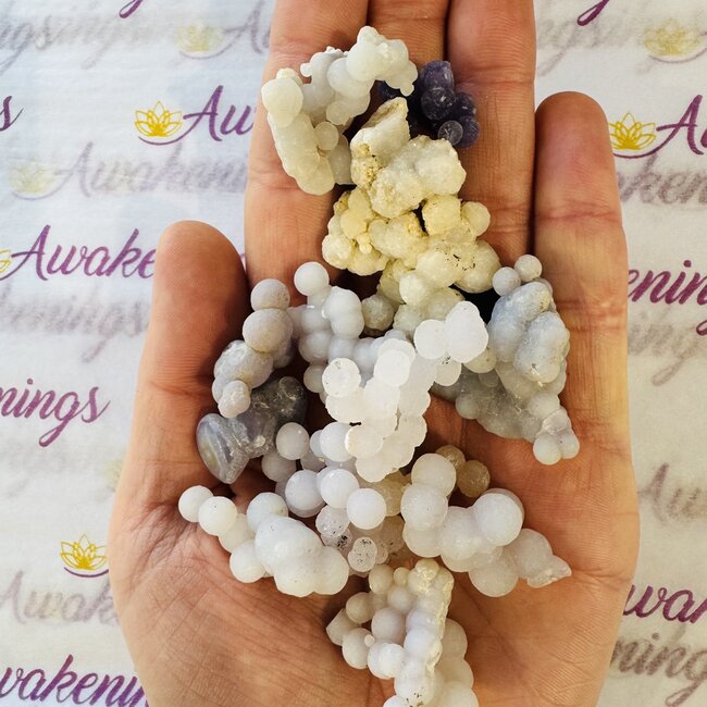 Grape Agate Purple Chalcedony -  Small Rough Raw Natural