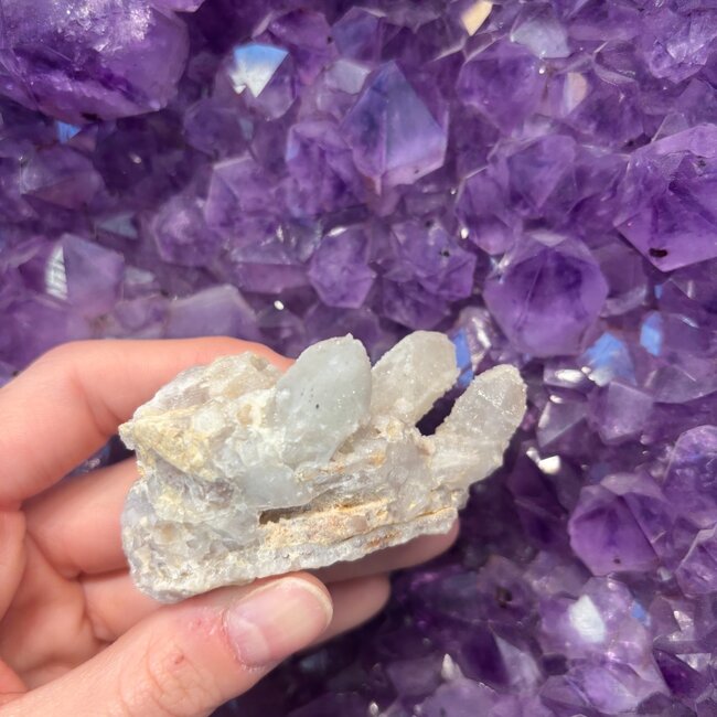 Witches Finger Quartz Cluster Specimen