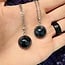 Vivianite Necklaces - Resin Round Pendant Chain 16-18"
