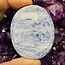 Blue Kyanite Palm Pillow Pocket Stones - Large