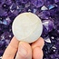 White Natrolite (Rhodatrolite Thomsonite White Larimar) Sphere Orb Sphere Globe - 40mm