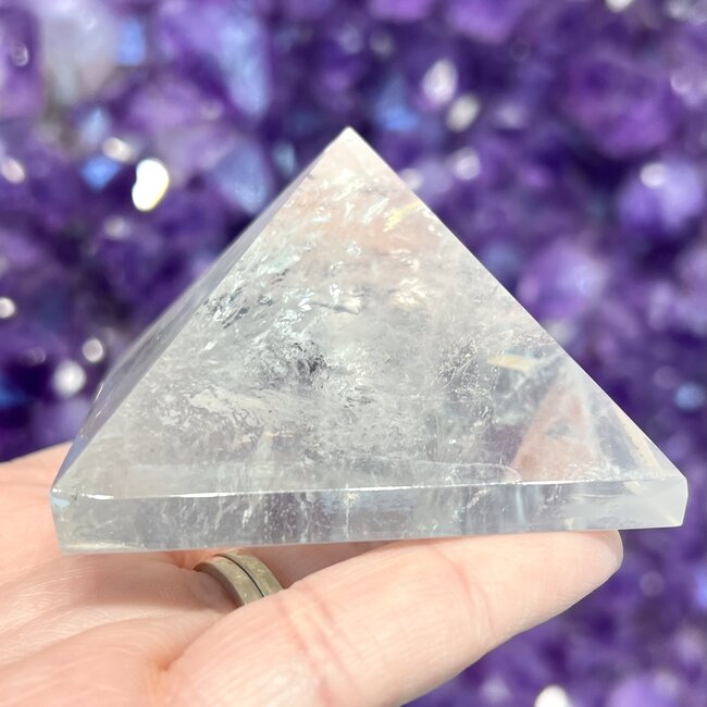 Clear (Crystal) Quartz Pyramid - 2.5"