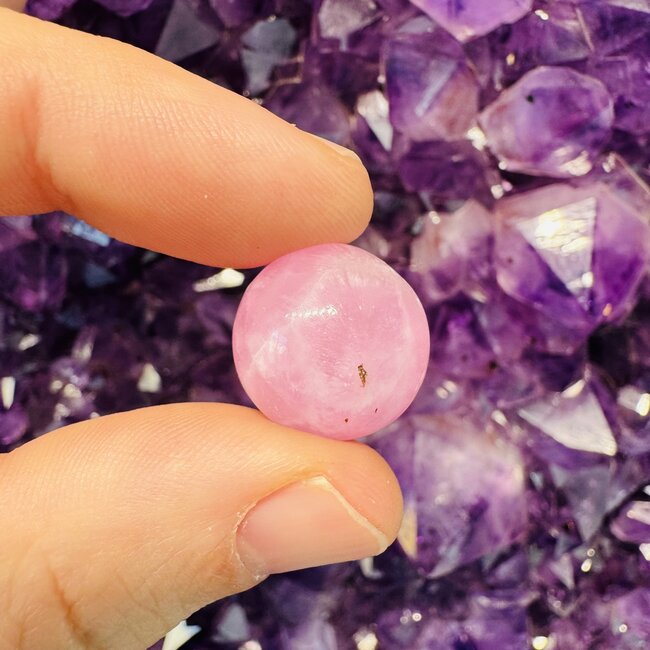 Pink Aragonite Sphere Orb