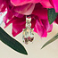 Prasiolite (Green Amethyst) Pendant - Oval 1" Faceted Bezel - Sterling Silver .925