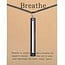 The Mindfulness Breathing Necklace - Black (Stainless Steel)