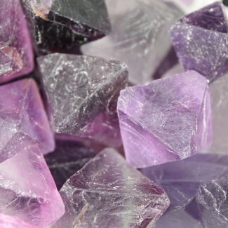 Purple Fluorite Tetrahedron - Natural Rough Raw
