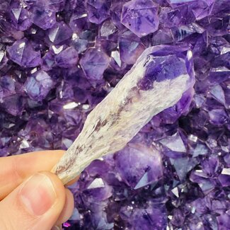 Bahia Amethyst Elestial Root - Rough Raw Natural