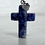 Sodalite Cross Pendant - 1"
