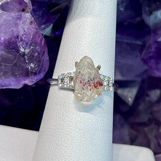 Cacoxenite Rings - Adjustable Stainless Steel