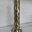 Brass Incense Stick Burner Holder - Upright Brass Tower 11" Daisy Flowers