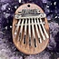 8 Key Kalimba Finger Wooden Piano Maple - Hluru Instrument (Water Droplet)