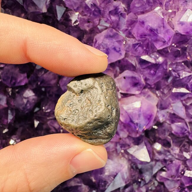 Algerian Meteorite - Rough Raw Natural (Sahara Desert - 4.6 Billion Years Old)