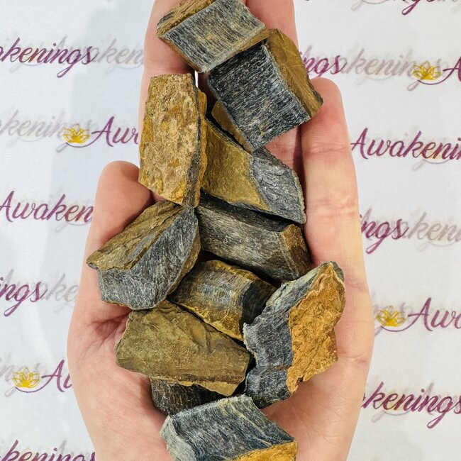 Blue Tigers Eye (Hawks Eye) - Rough Raw Natural