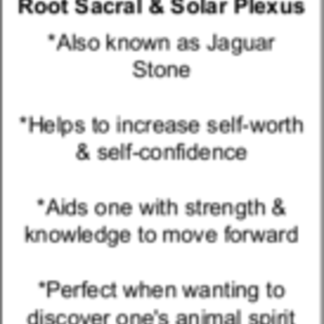 Red Leopardskin Jasper Palm Pillow Pocket Stone