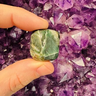 Emerald with Fuchsite - Tumbled