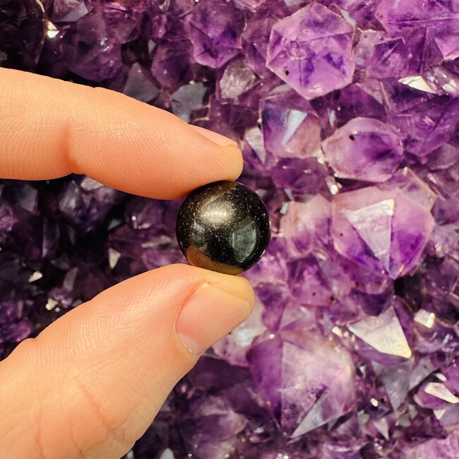 Red Garnet Spheres Orbs - 10-15mm Mini