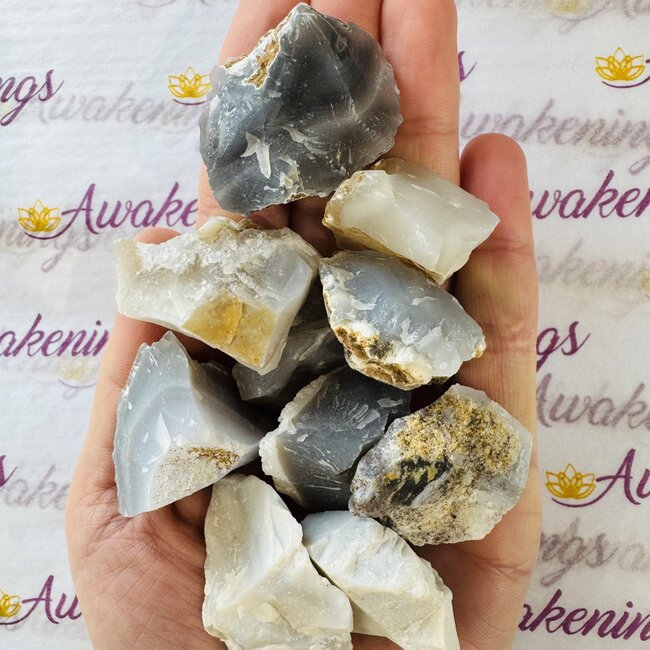 Blue Chalcedony - Rough Raw Natural