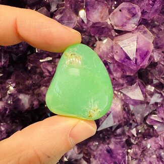 Chrysoprase (AAA Grade) - Tumbled