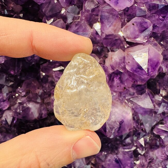 Nirvana Quartz (Himalayan Ice Quartz) - Tumbled
