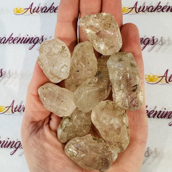 Nirvana Quartz (Himalayan Ice Quartz) - Tumbled