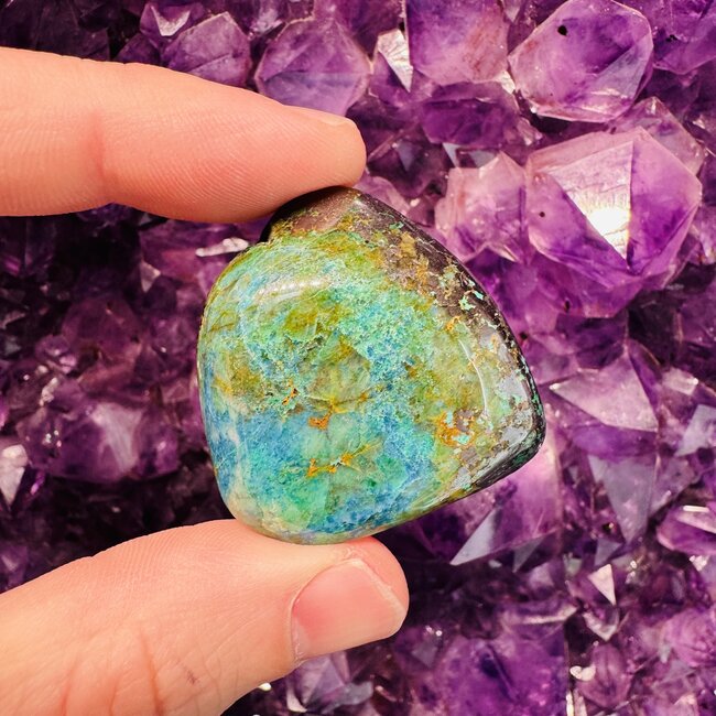 Malachite & Chalcocite - Tumbled
