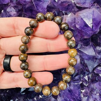 Bronzite (Enstatite Axinite) Bracelets - 8mm