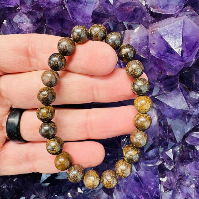 Bronzite (Enstatite Axinite) Bracelets - 8mm