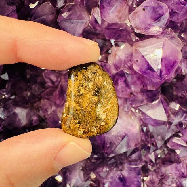 Bronzite (Enstatite Axinite) - Tumbled