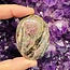 Ruby (in Matrix) Palm Pillow Pocket Stone - Large (2")
