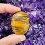 Tiger Iron (Gold Tigers Eye & Hematite) (Mugglestone Muggle Stone) - Palm Pillow Pocket Stone
