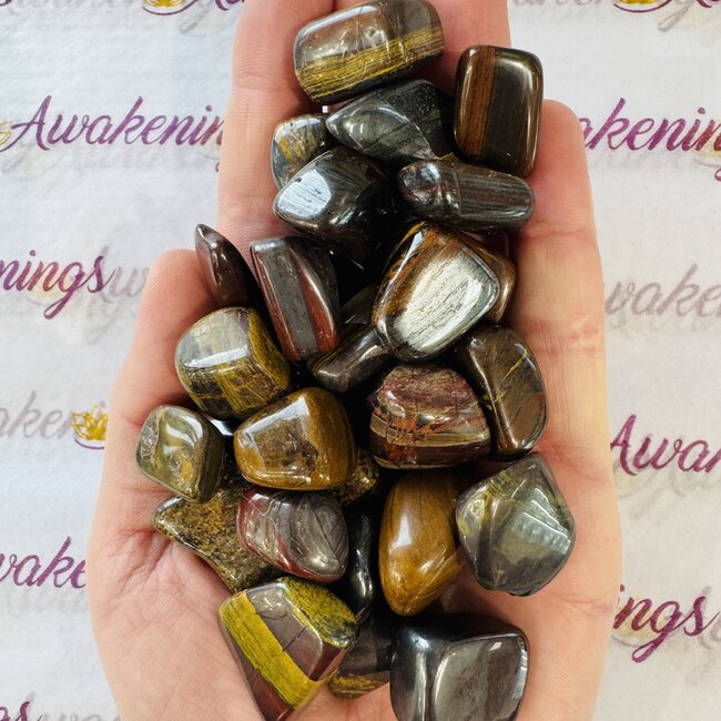 Tiger Iron (Mugglestone Muggle Stone) - Tumbled