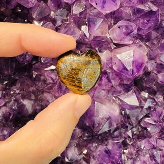Tiger Iron (Mugglestone Muggle Stone) Hearts - Small