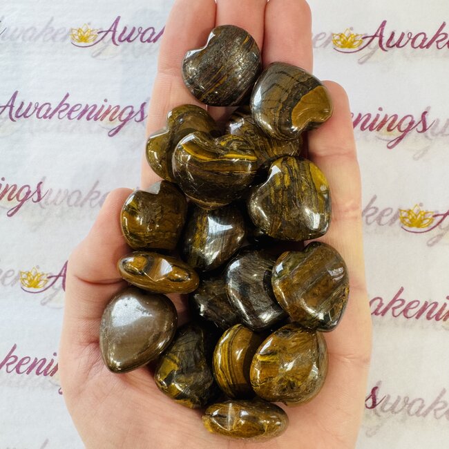 Tiger Iron (Mugglestone Muggle Stone) Hearts - Small