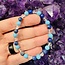 Lapis, Clear Quartz, & Turquoise Bracelet - 6mm