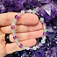 Rainbow Fluorite Amethyst & Green Aventurine Bracelets - 6mm