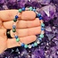Chrysocolla Lapis Lazuli & Clear Quartz Bracelets - 6mm