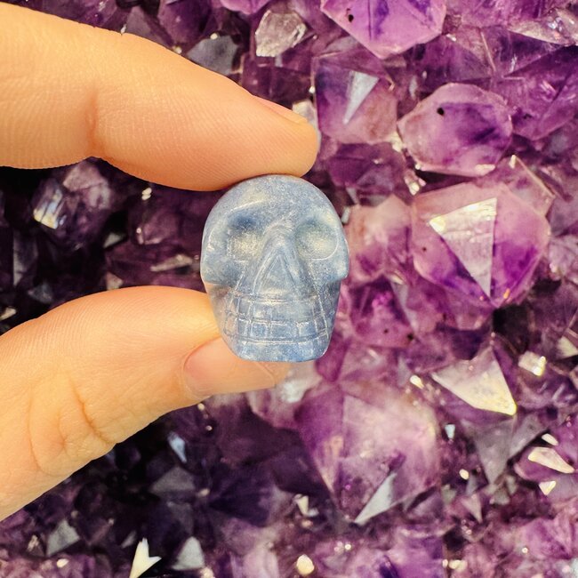 Blue Aventurine Skulls - Mini
