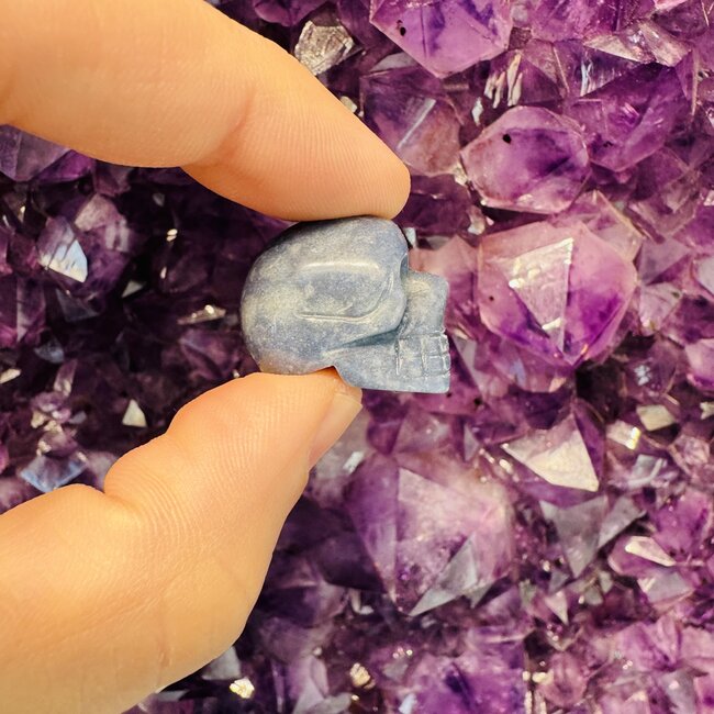 Blue Aventurine Skulls - Mini
