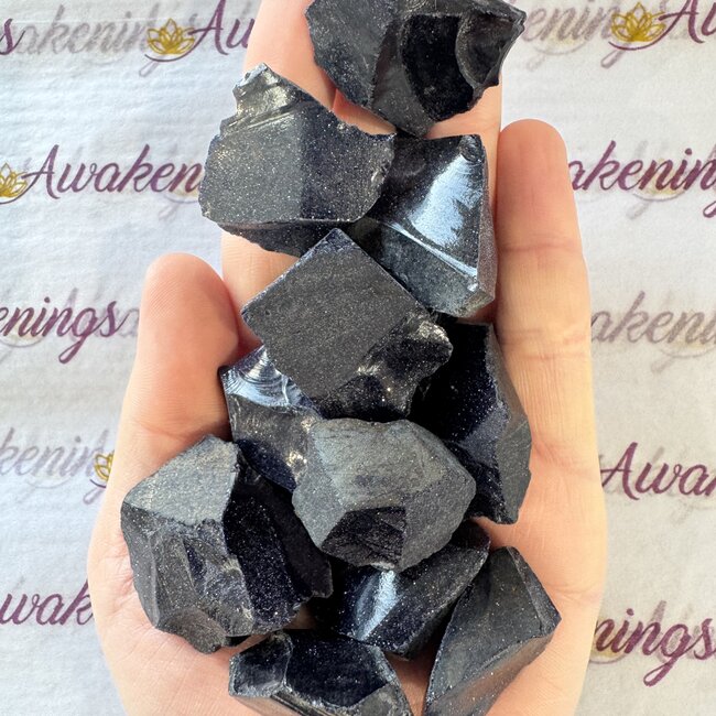 Blue Sandstone (Goldstone) Sand Stone - Rough Raw Natural