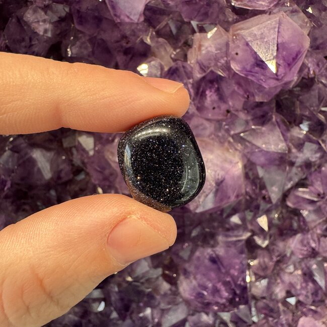 Blue Sandstone (Goldstone) Sand Stone - Tumbled