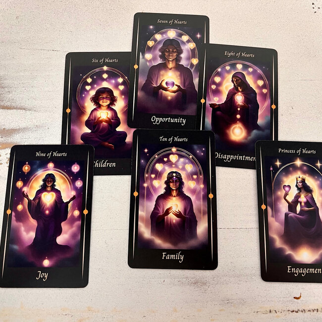 Lavender Dreams Tarot Cards - Kelli Miller Instructions Guidebook Included - Oracle Angel