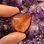 Red Tigers Eye Heart - Small