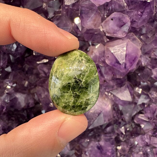 Chrome Diopside - Tumbled (AA Grade) Smooth