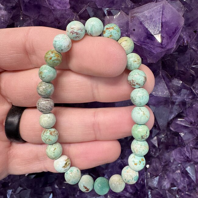 Turquoise Bracelet Natural (Untreated) - 8mm