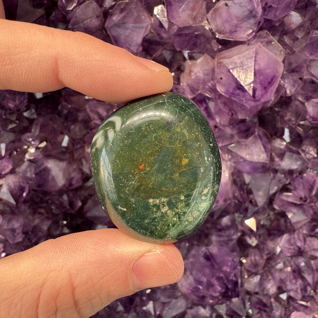 Bloodstone (Seftonite Heliotrope) - Tumbled XL (Extra Large)
