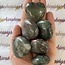 Bloodstone (Seftonite Septonite Setonite Heliotrope) Puffy Hearts - Large