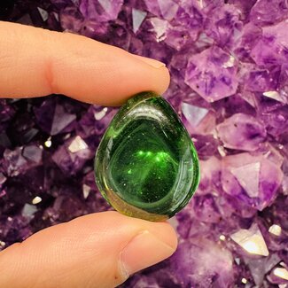 Gaia Stone (Helenite) - Tumbled
